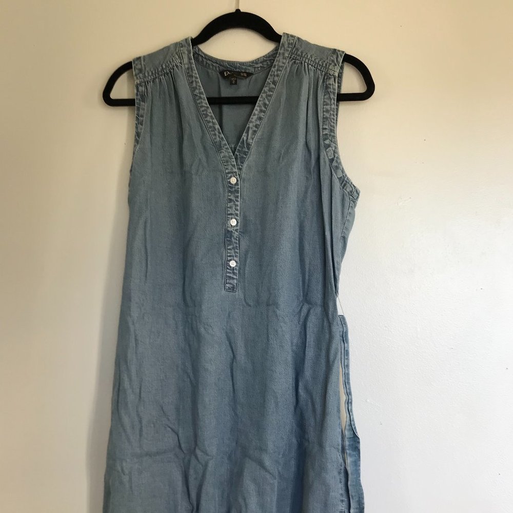 Express Jean Dress with adjustable waist size M